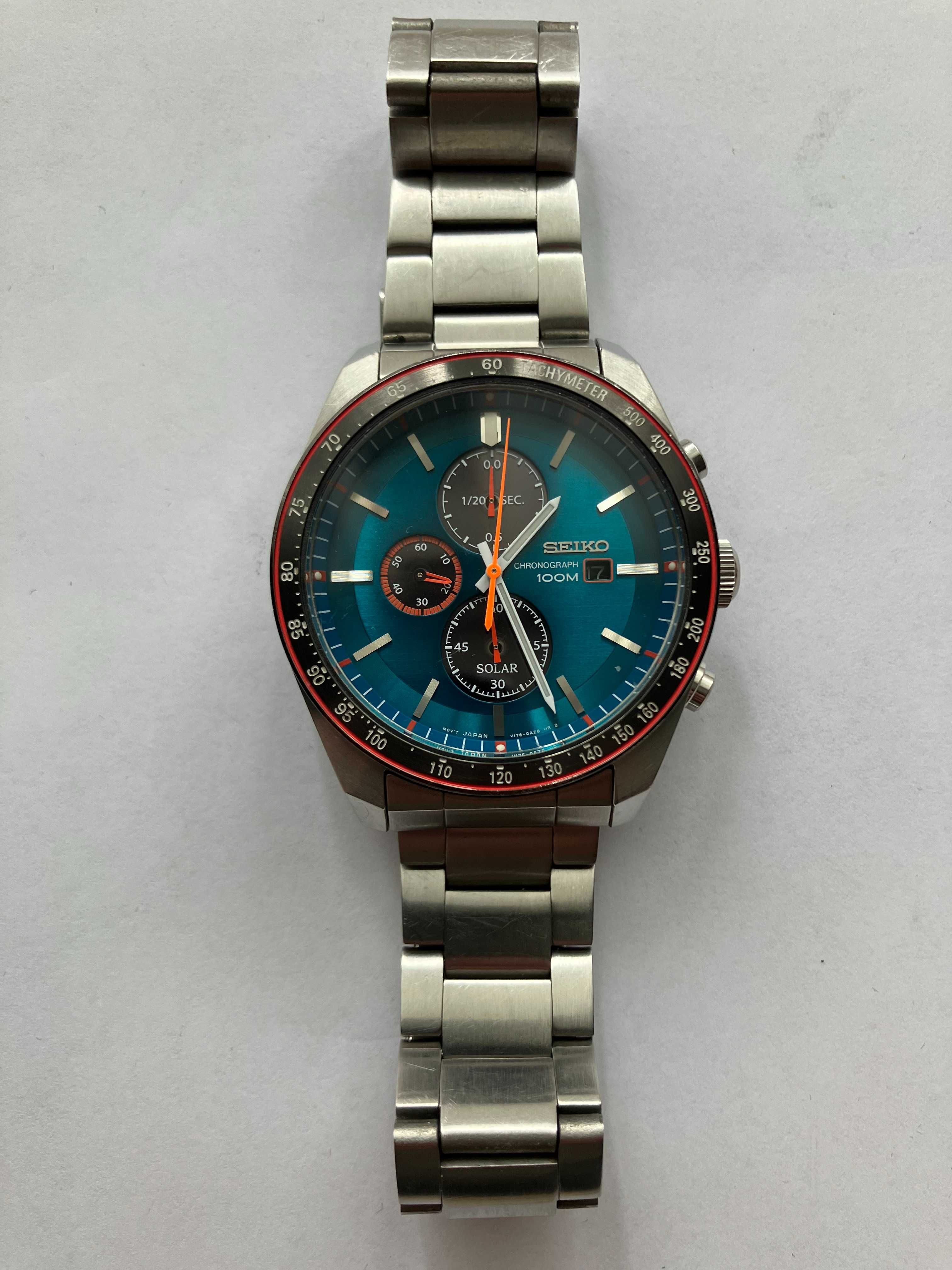 Seiko Solar Chronograph V176-0AY0