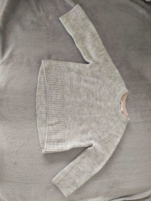 Sweterek szary 98 H&M