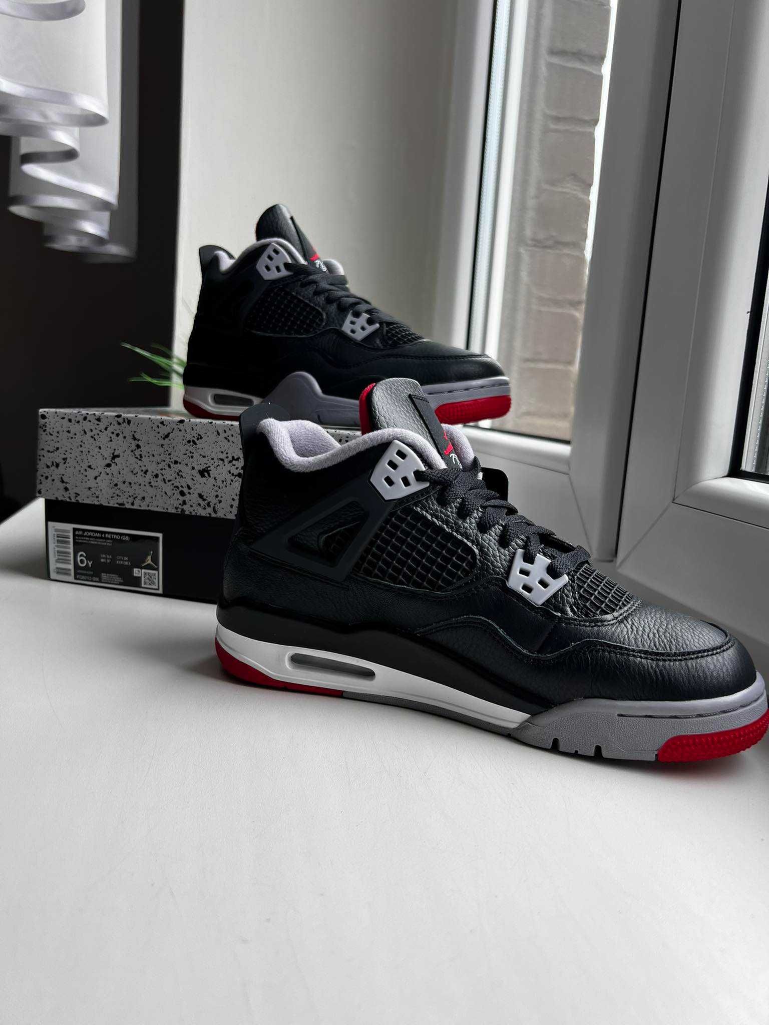 buty nike air jordan 4 retro bred reimagined gs damskie