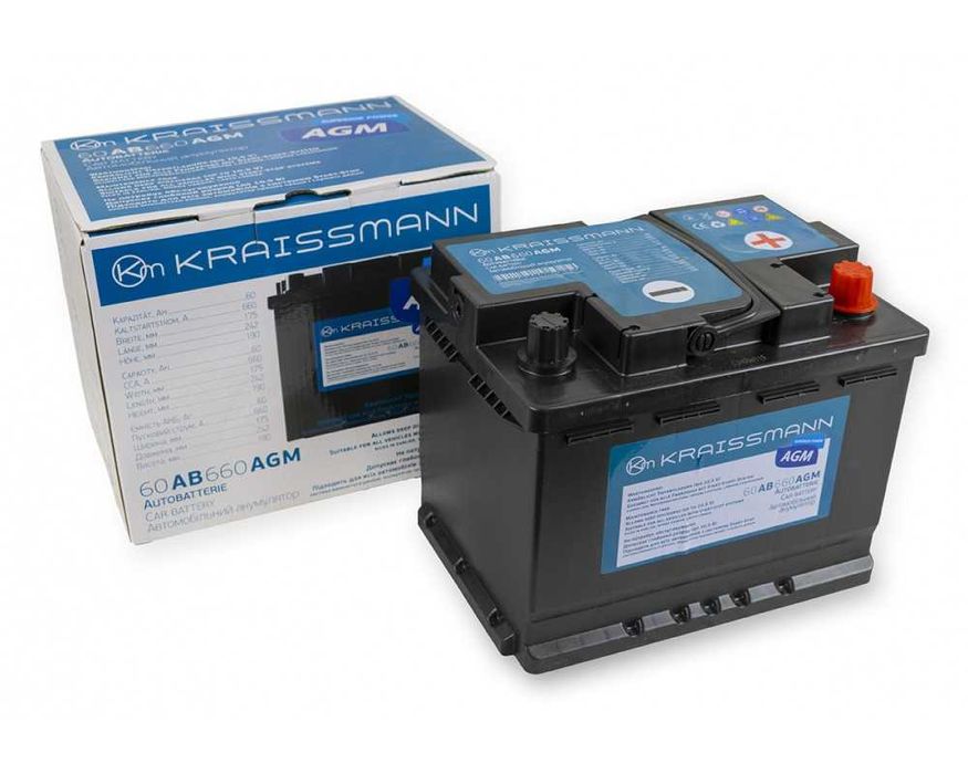 Автомобільний акумулятор KRAISSMANN (є різні варіанти в описі)