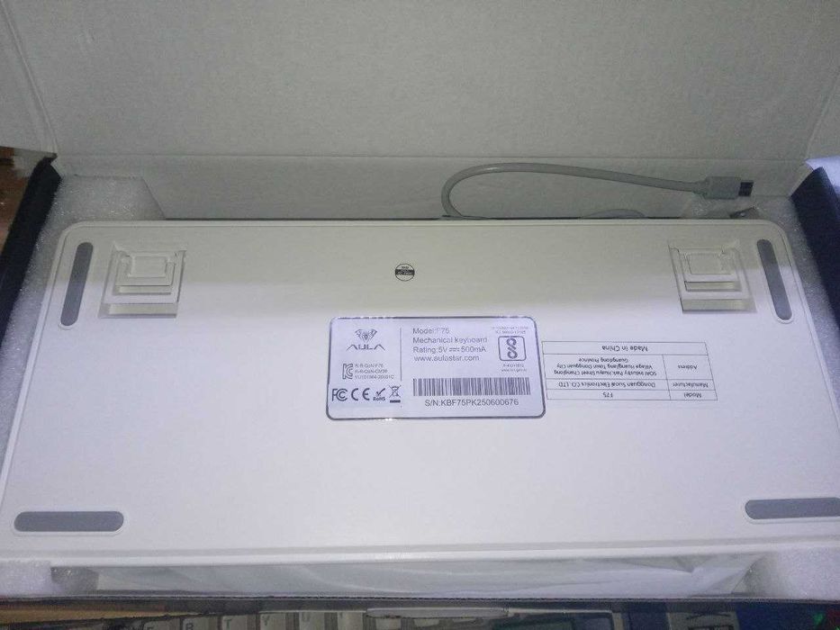 клавіатура AULA F75 White