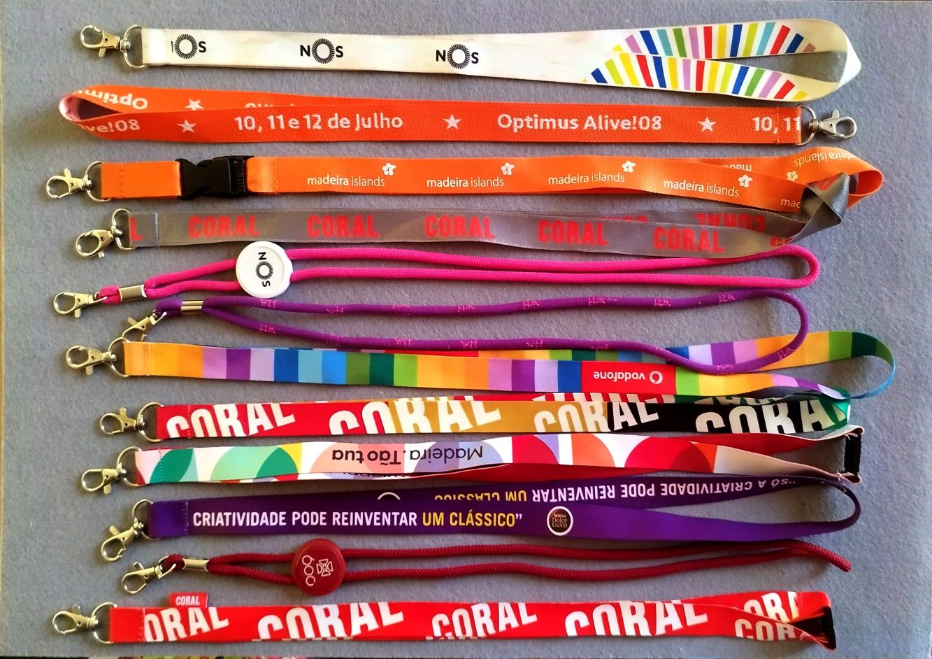 Fitas chaves lanyard