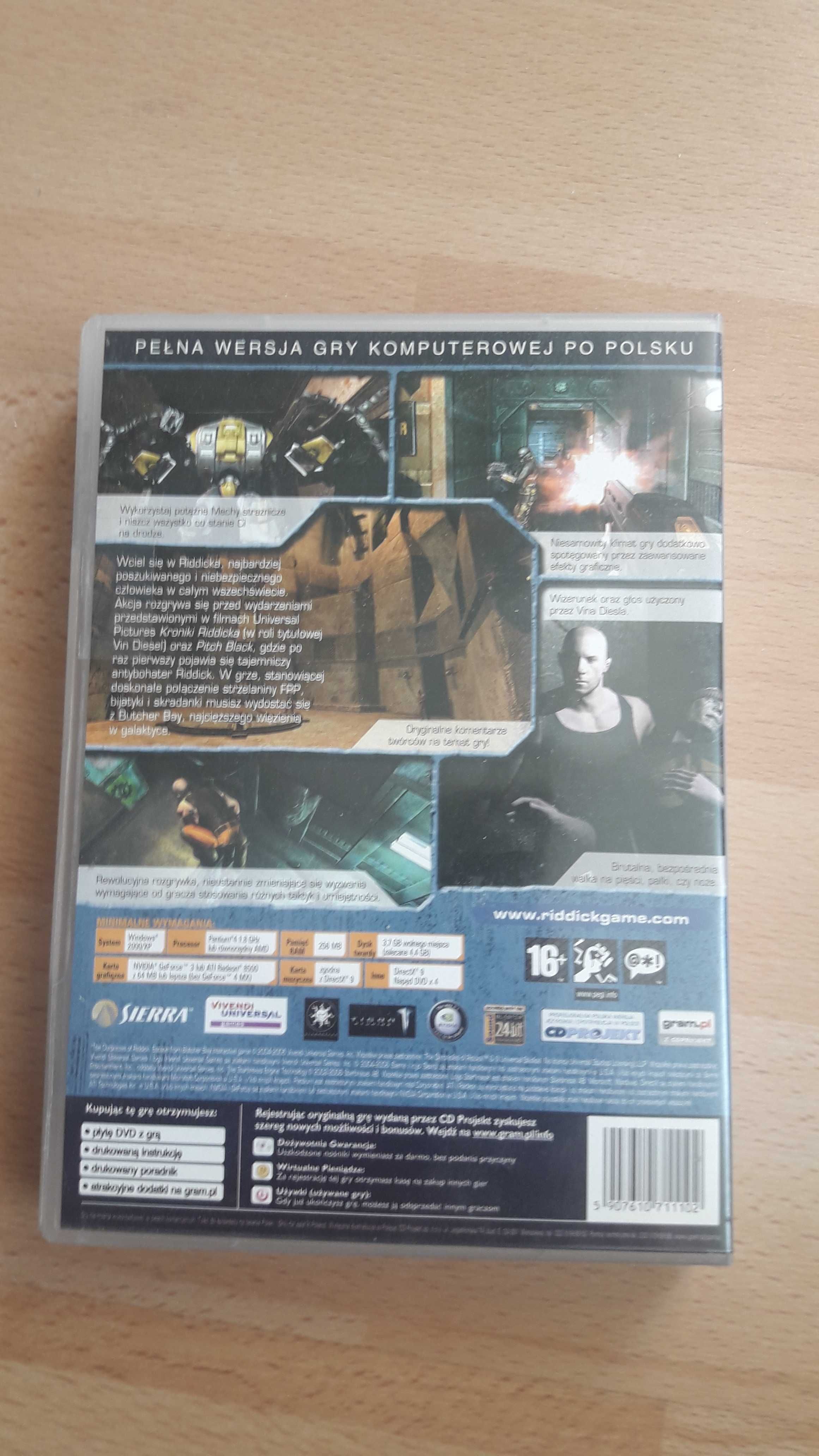 Riddick Ucieczka z Butcher Bay gra na PC