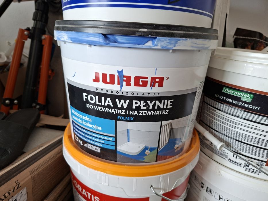 Farba biała Dekoral i śnieżka grunt 20l