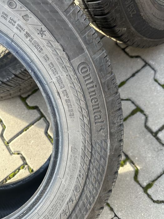 Opony continental 215/65 R16 C wielosezon cena 600zl za 4szt