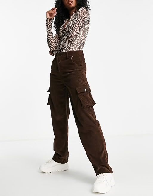 Прямі широкі вельвети джинси нові S M