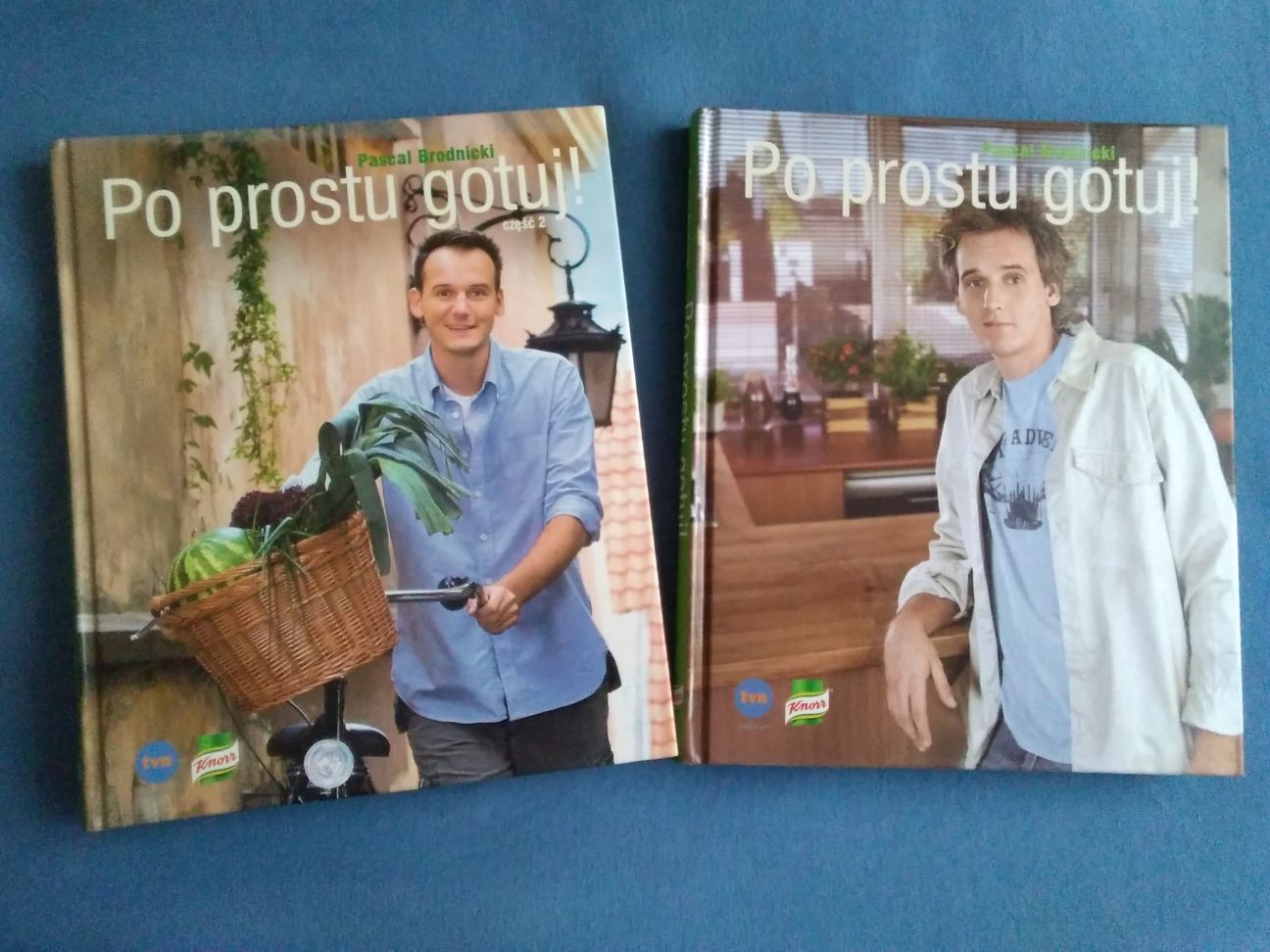 Książka kucharska "Po prostu gotuj" cz.1 i cz. 2 Pascal Brodnicki