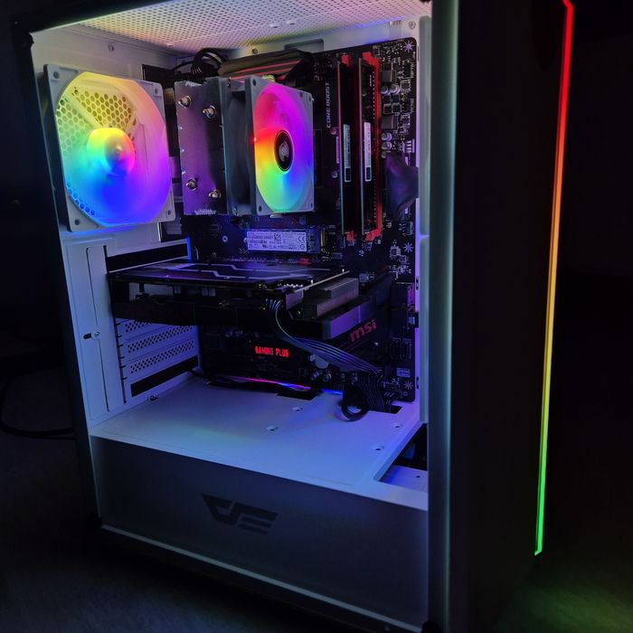 Komputer RX6600XT/R5 5500/16GB ram/Gamingowy Okazja RGB  gwarancja w10