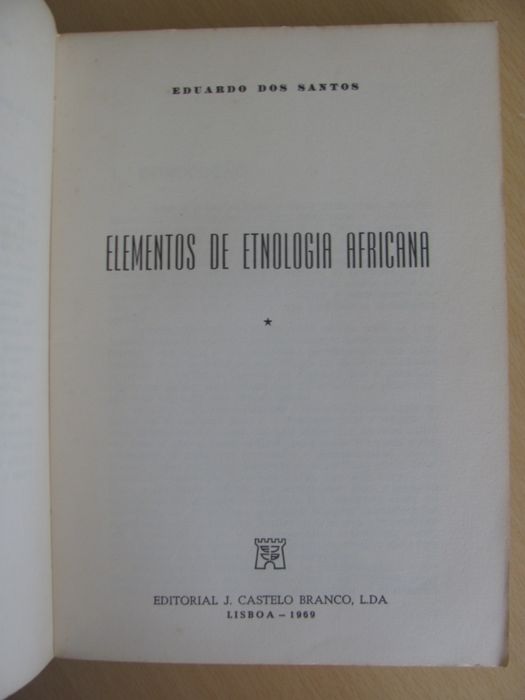 Etnologia Africana de Eduardo dos Santos