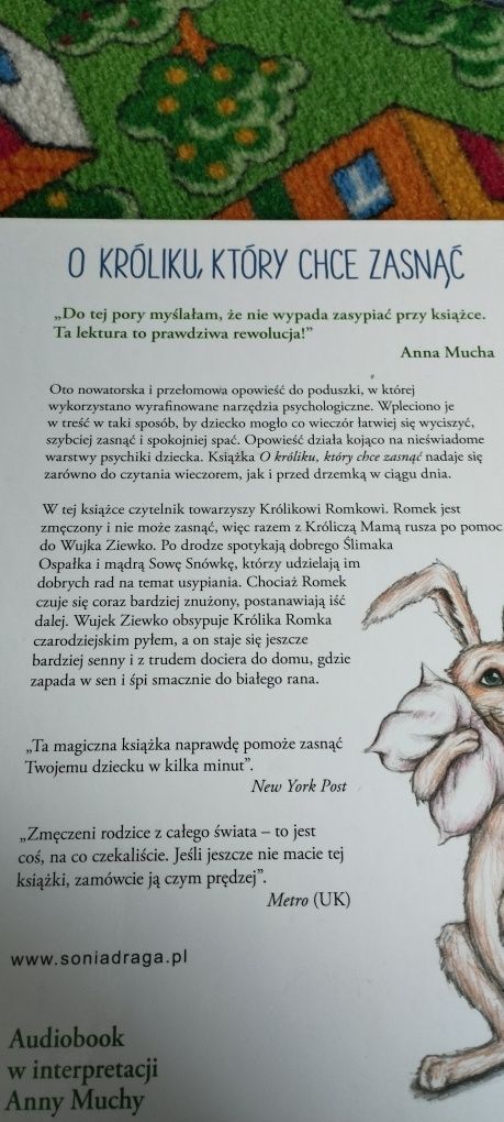 Książka Bajka O króliku, który chce zasnąć