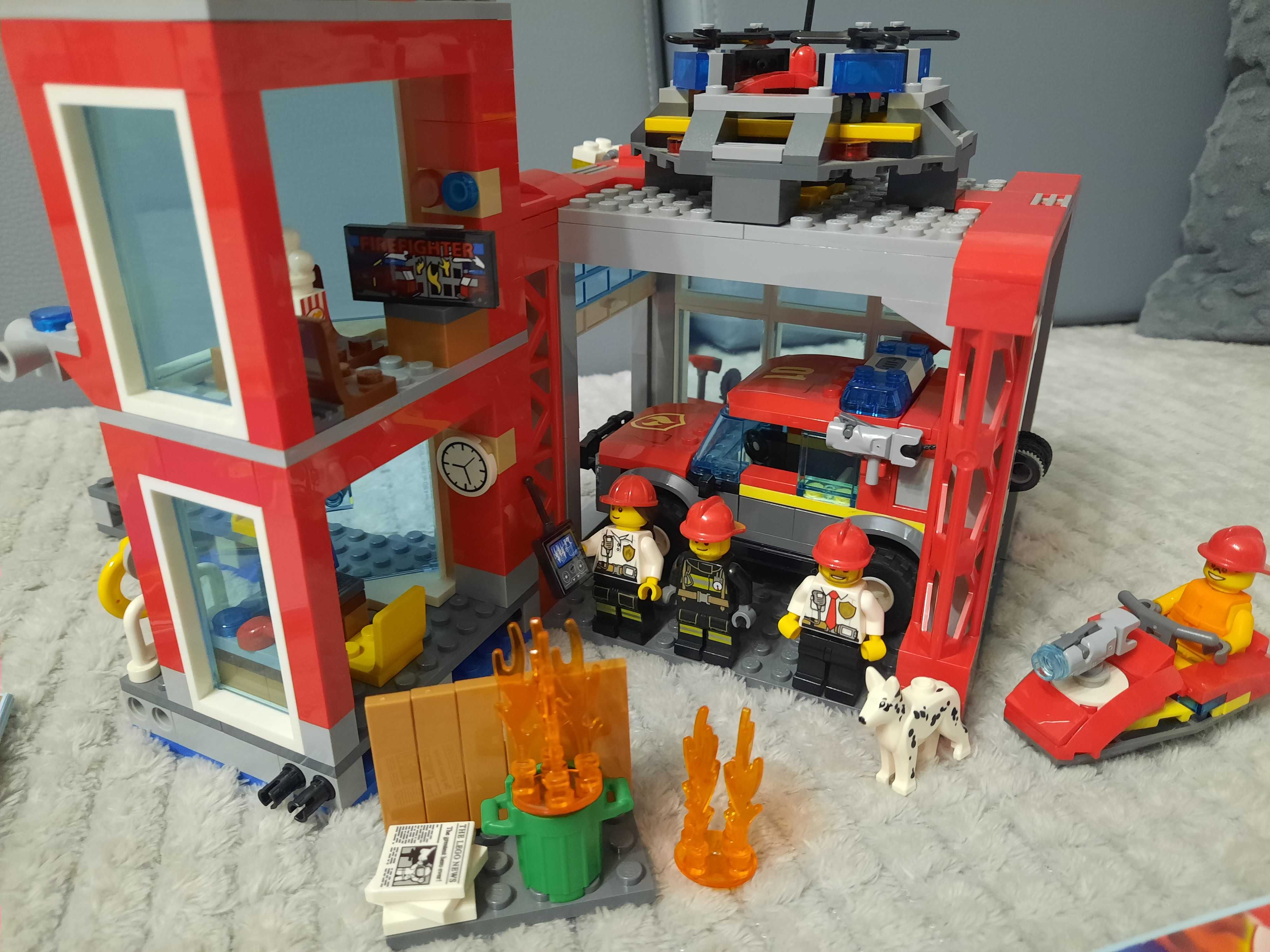 Remiza strażacka LEGO 60215