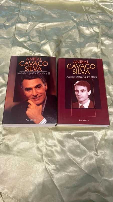 Livros Anibal Cavaco Silva Autobiografia Politica - Volumes 1 e 2