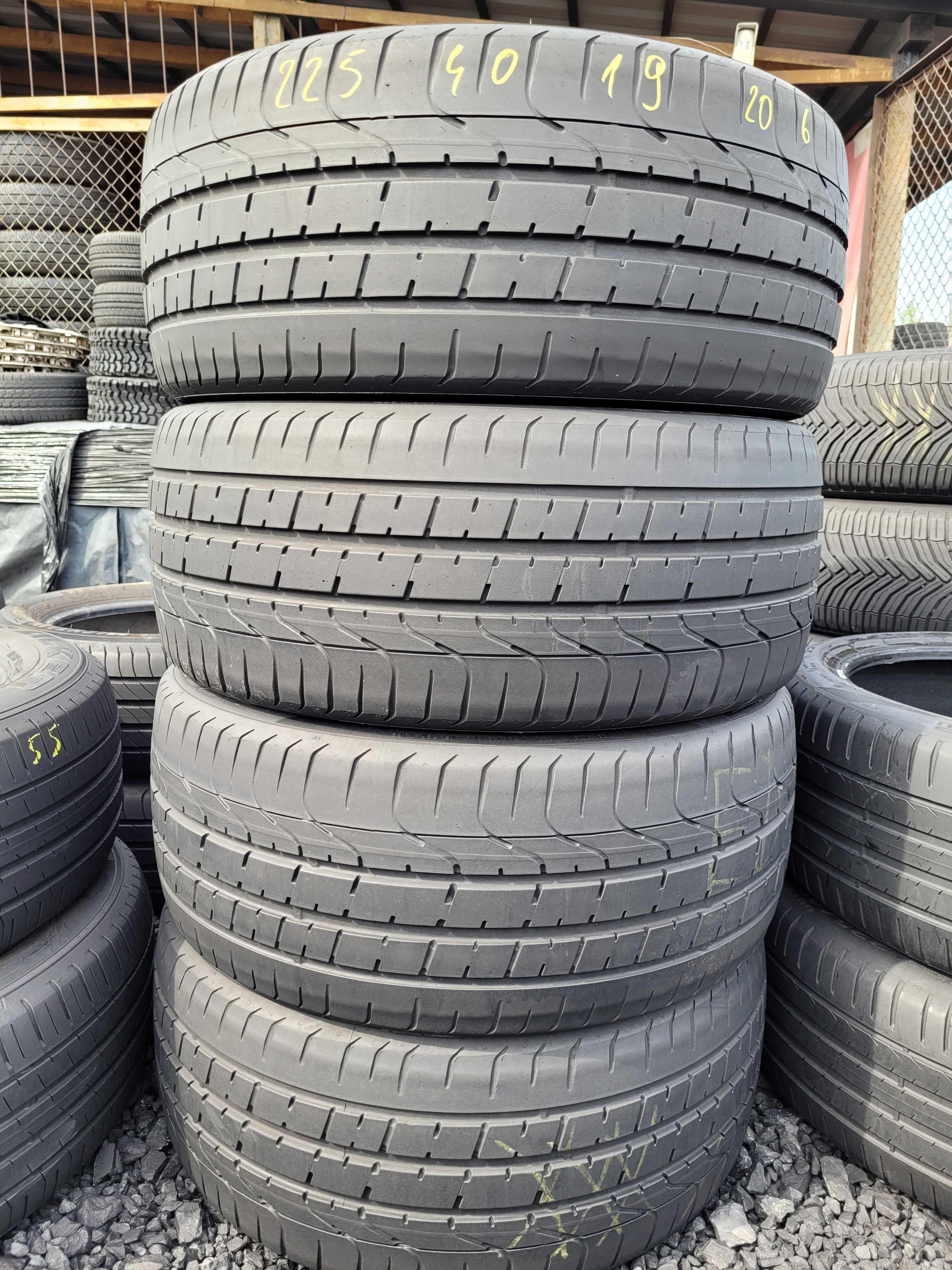 WYSYŁKA 4 Opony Letnie 225 40 R19 Pirelli PZero 2020r.