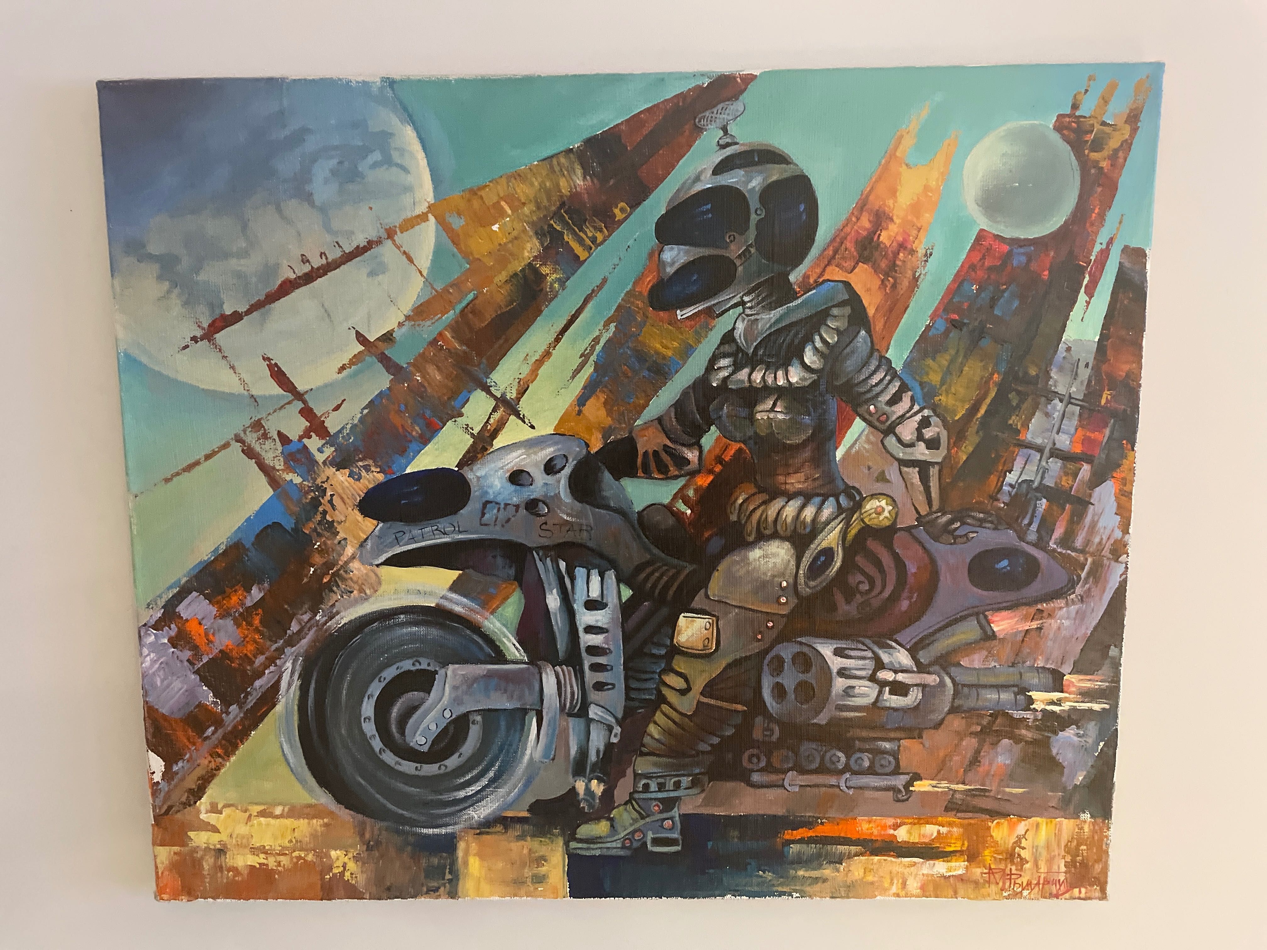 Obraz olejny Canvas Gwiezdny Patrol 50x60cm Aleksander Rymarczyk