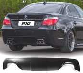 DIFUSOR BMW E60 03-10 PRETO DUPLO LOOK M