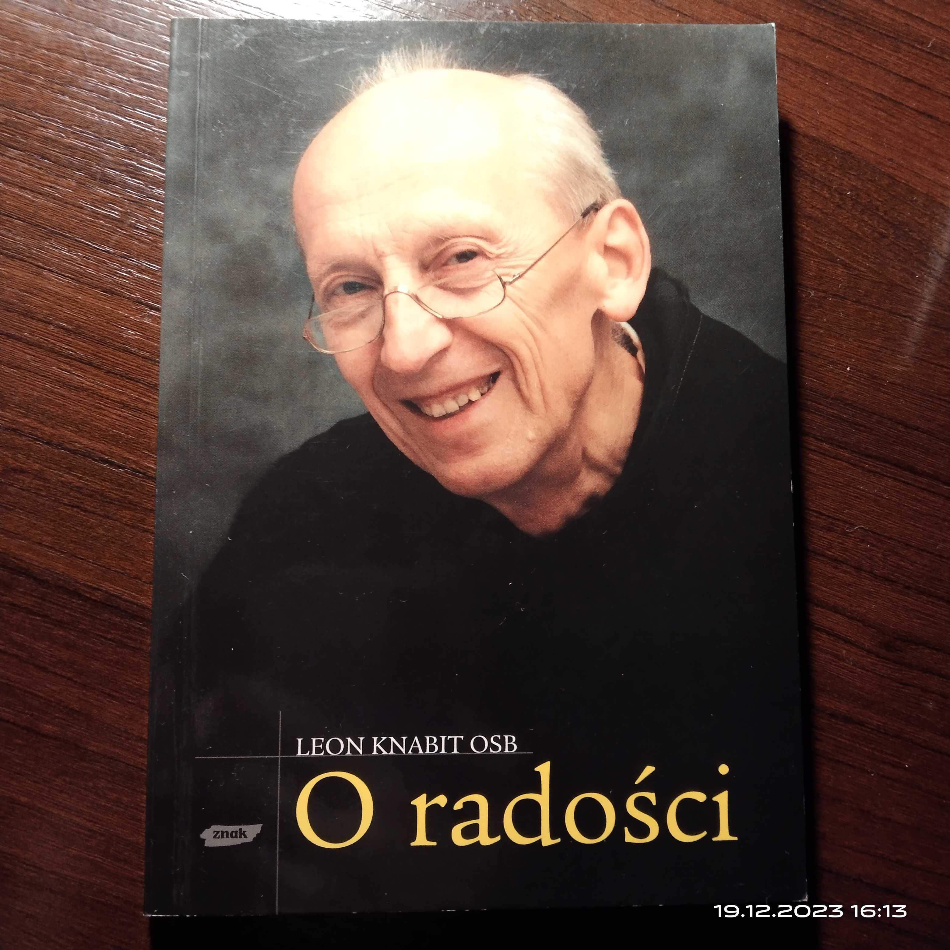 Książka "O radości" Leon Knabit OSB