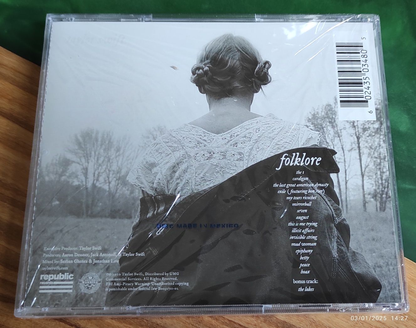 Taylor Swift - Folklore - Deluxe Edition CD
