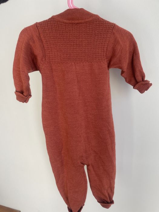 Kombinezon rampers lillelam 80 merino wełna