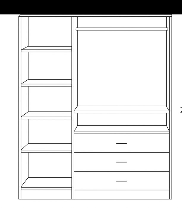 Гардеробна шафа( конструктор)