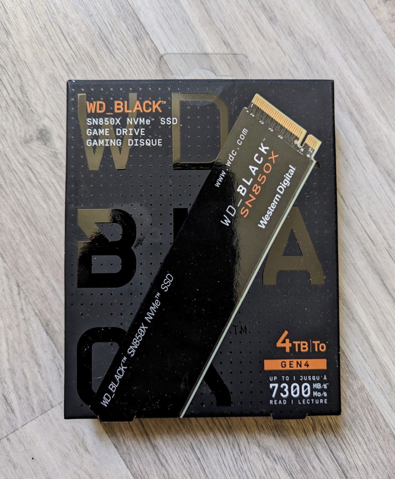 SSD WD Black SN850X 4 TB (WDS400T2X0E) + Гарантія!