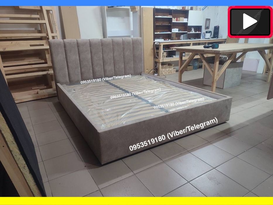 М’яке ліжко з підйомним механізмом Односпальне Полуторне Двоспальне