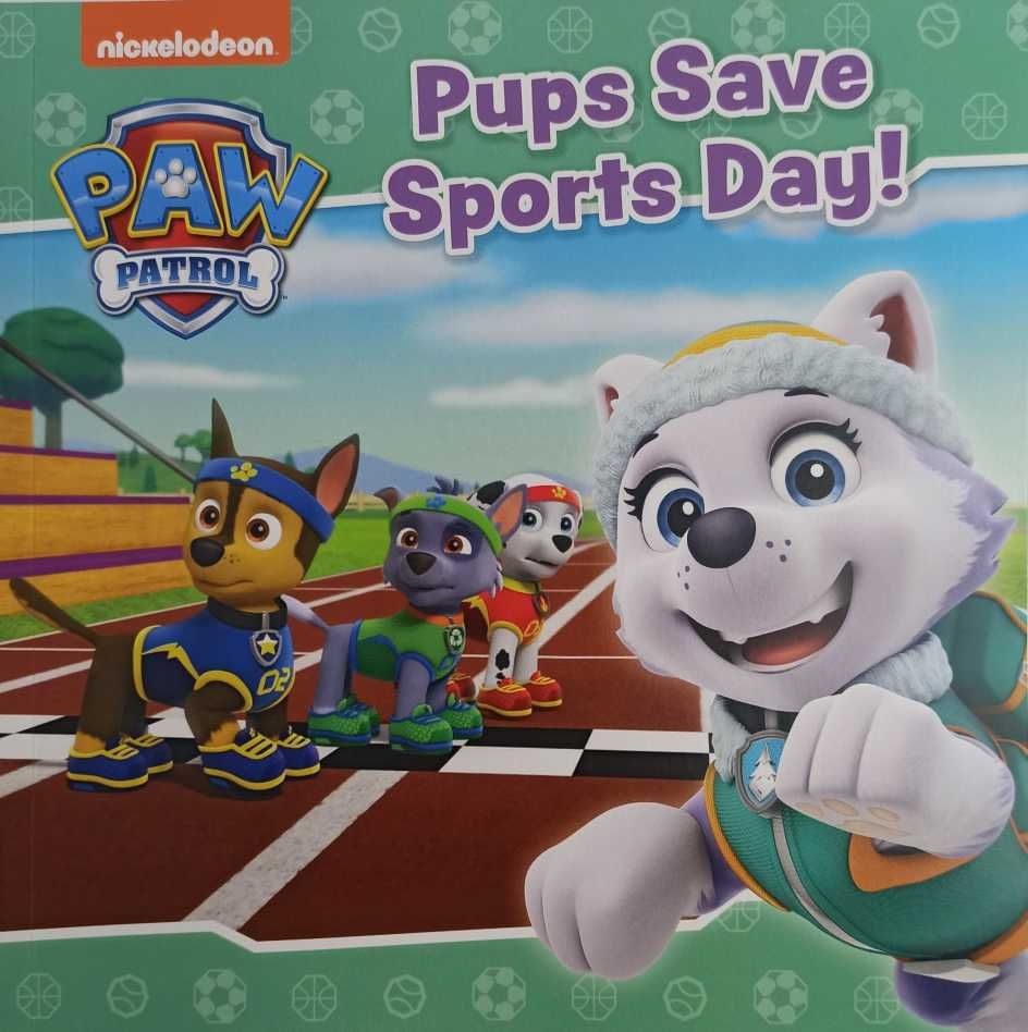 NOWA Paw Patrol Pups Save Sports Day!	Psi Patrol książka po angielsku