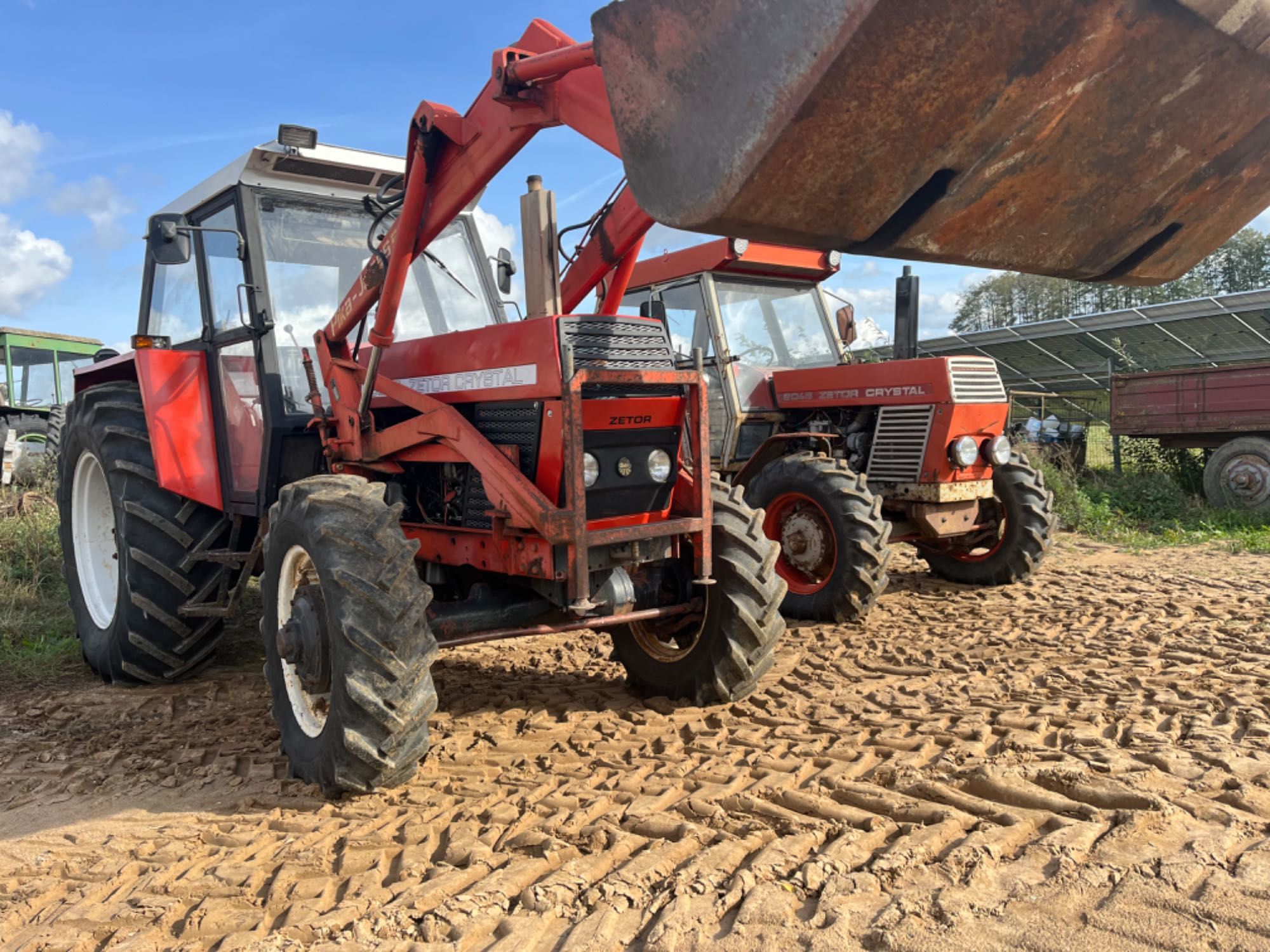 Ciagnik zetor 8045 z turem stan bdb 2 szt