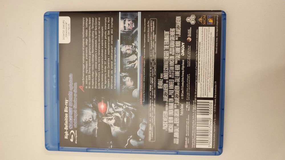 Terminator Blu-ray - polska dystrybucja