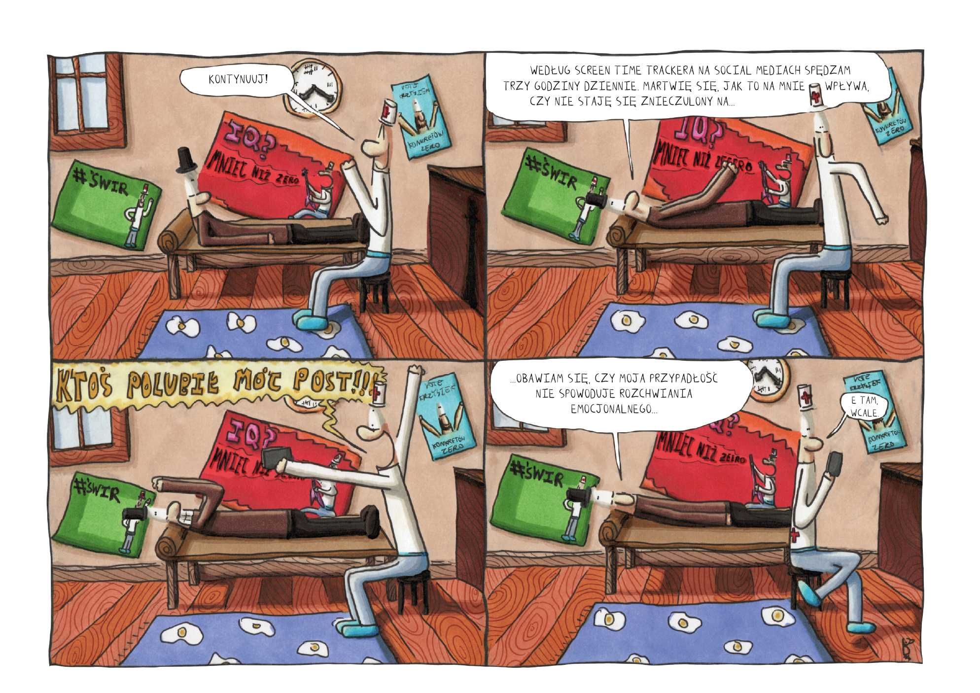 "Komiks o psychiatrze. Tom I" /wydanie pierwsze/