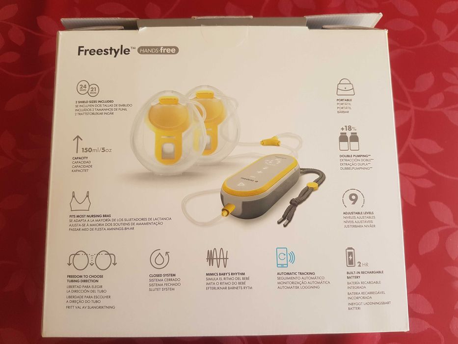 Extrator de Leite Eléctico Duplo Freestyle - Usado praticamente novo