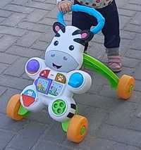 Chodzik interaktywny, zebra, Fisher-Price