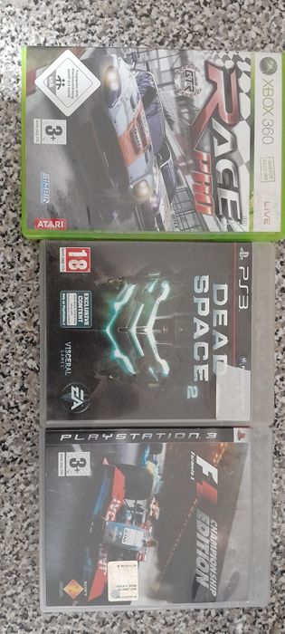 Dead space 2/Formula one championship edition/Race pro Ps3/Xbox 360