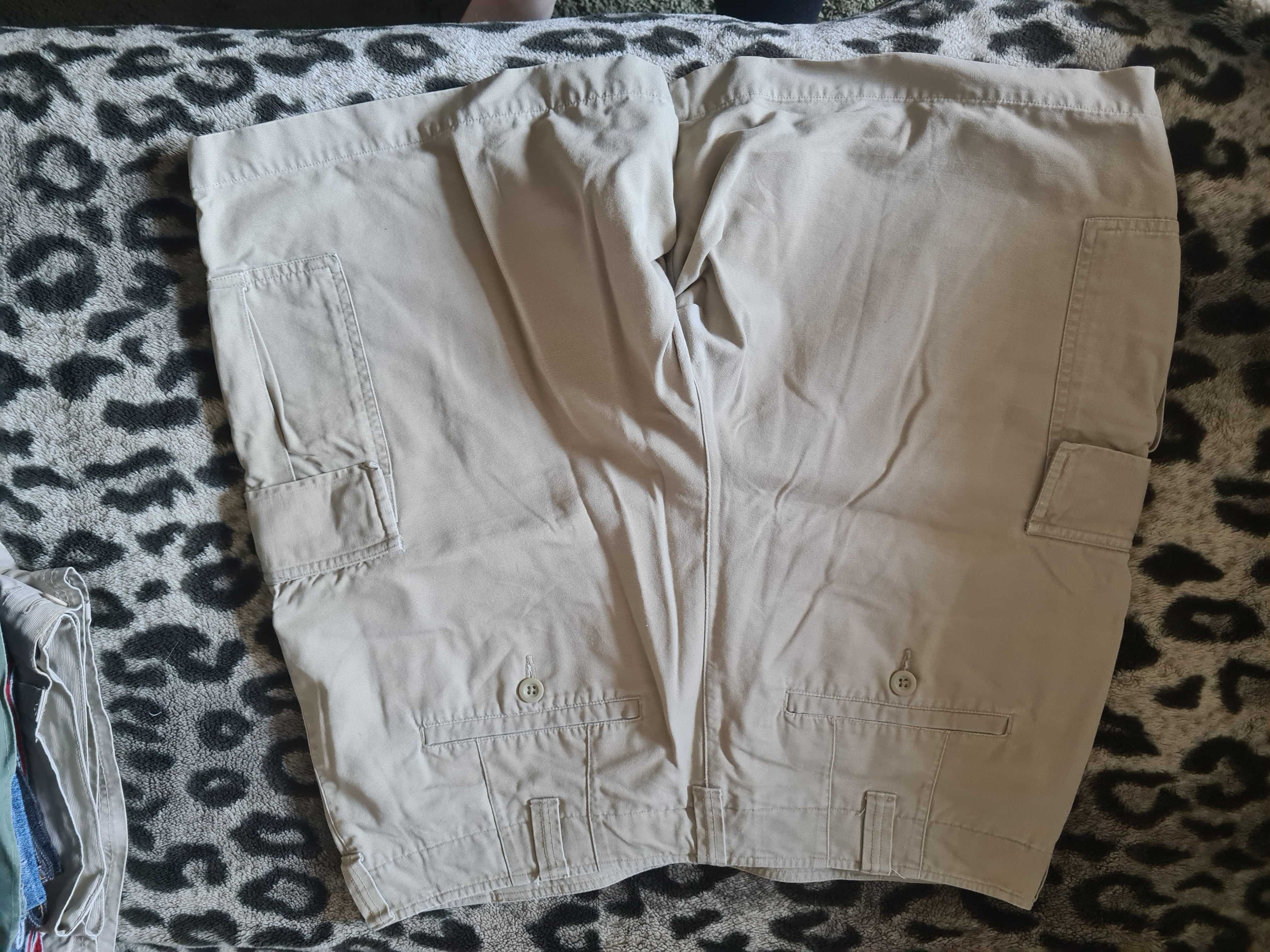 Shorty Spodenki Bermudy Piaskowe H&M i Mark & Spencer
