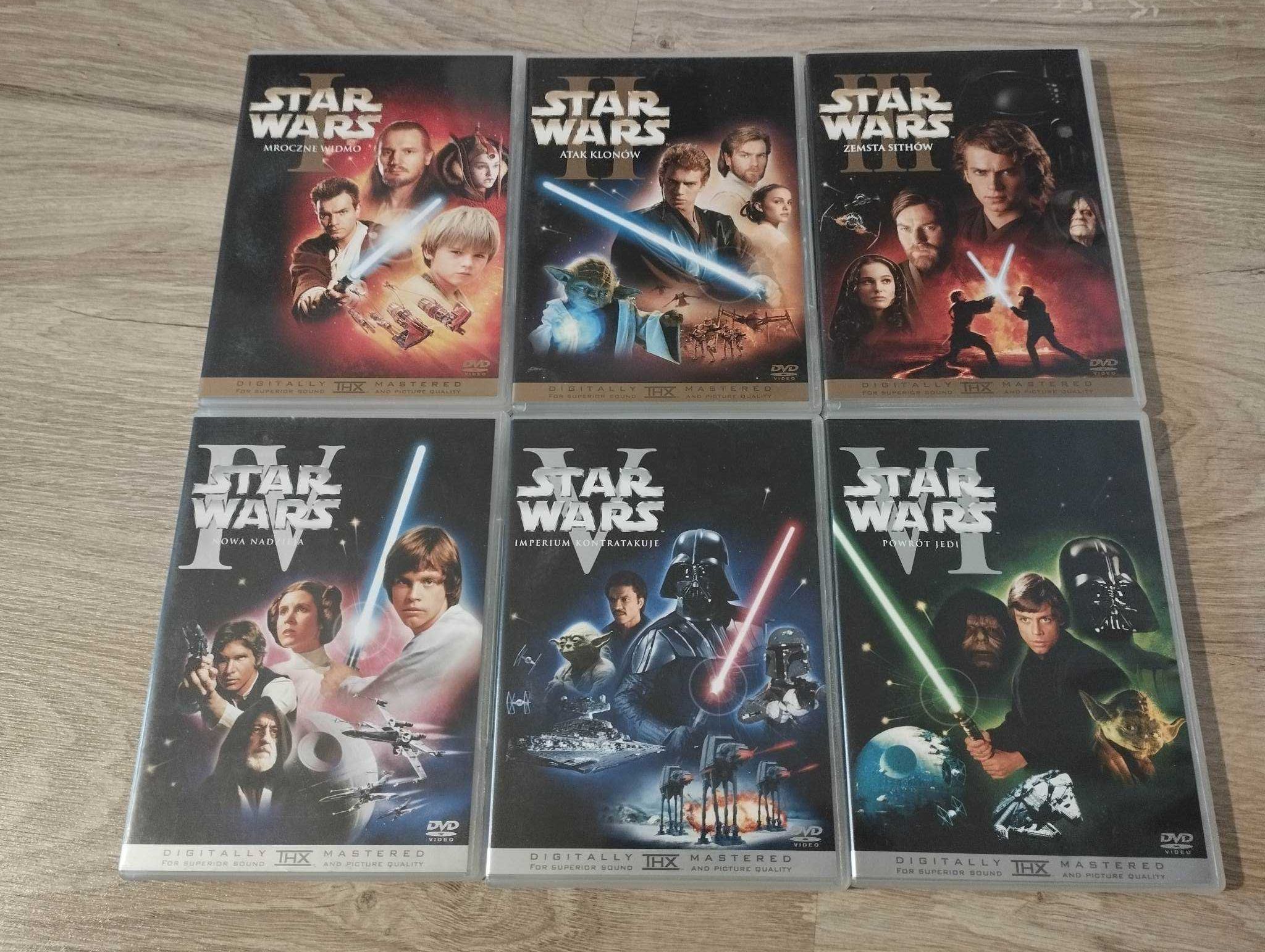 Film Star Wars Gwiezdne Wojny DVD 6 części Kolekcja
