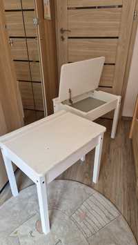 2 biurka dziecięce zestaw IKEA Sundvik białe dla rodzeństwa