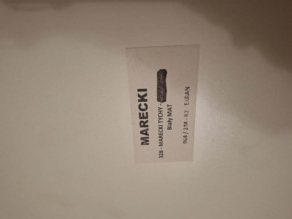 Nowe fronty lakierowane typu ekran na biały mat