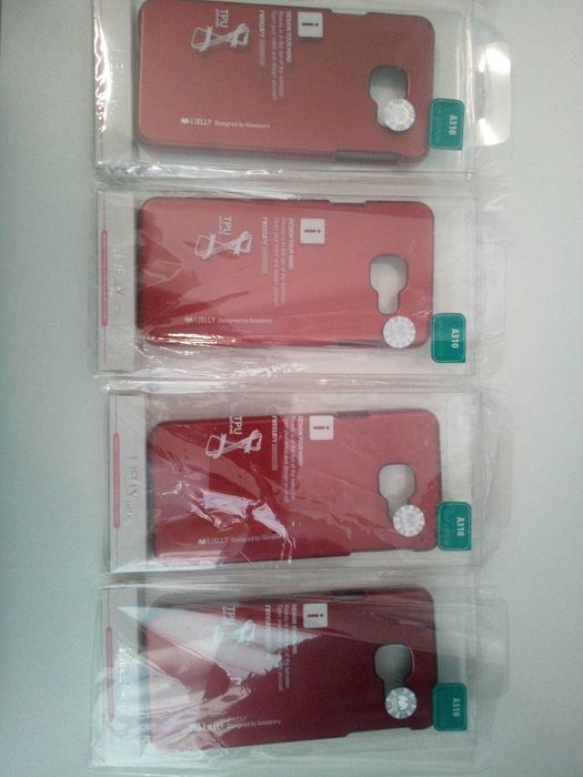 Mercury I-Jelly - Etui Samsung Galaxy A3 (2016) (czerwony) (3szt)