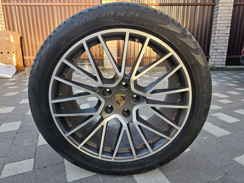 Porsche Cayenne 9y диск R21 Порше Кайен діск передний спайдер
