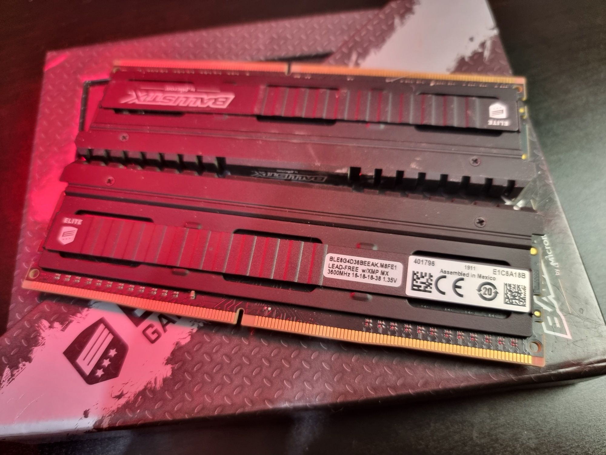RAM Ballistix Elite 16GB DDR4 3600mhz Cl16