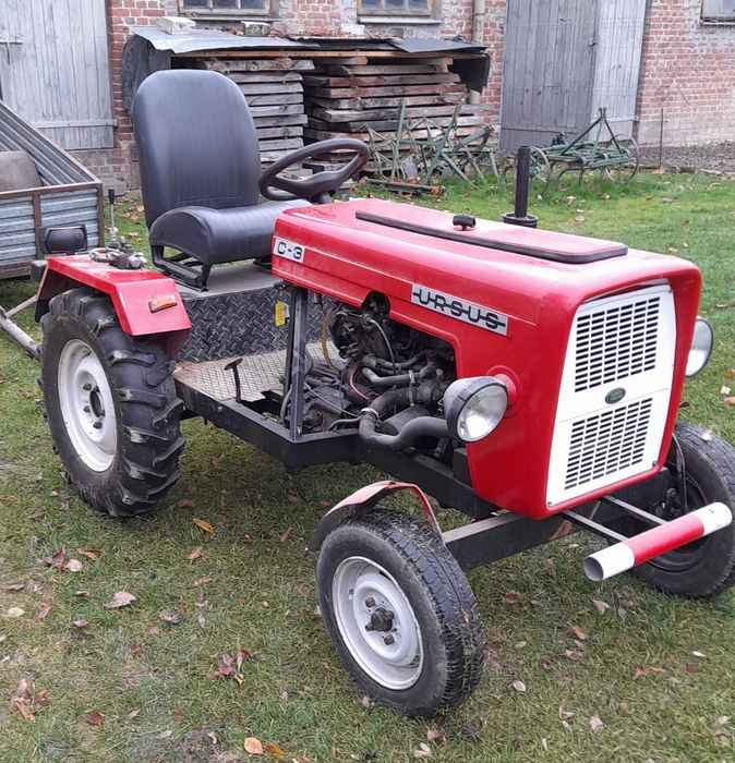 Ciągnik Traktor samoróbka z przyczepko