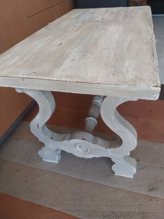 Mesas de centro  inox com vidro  lapidado / rustica em madeira  impeca