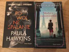 Powieści Paula Hawkins Powolne spalanie, Kristin Harmel Słodycz.. nowe