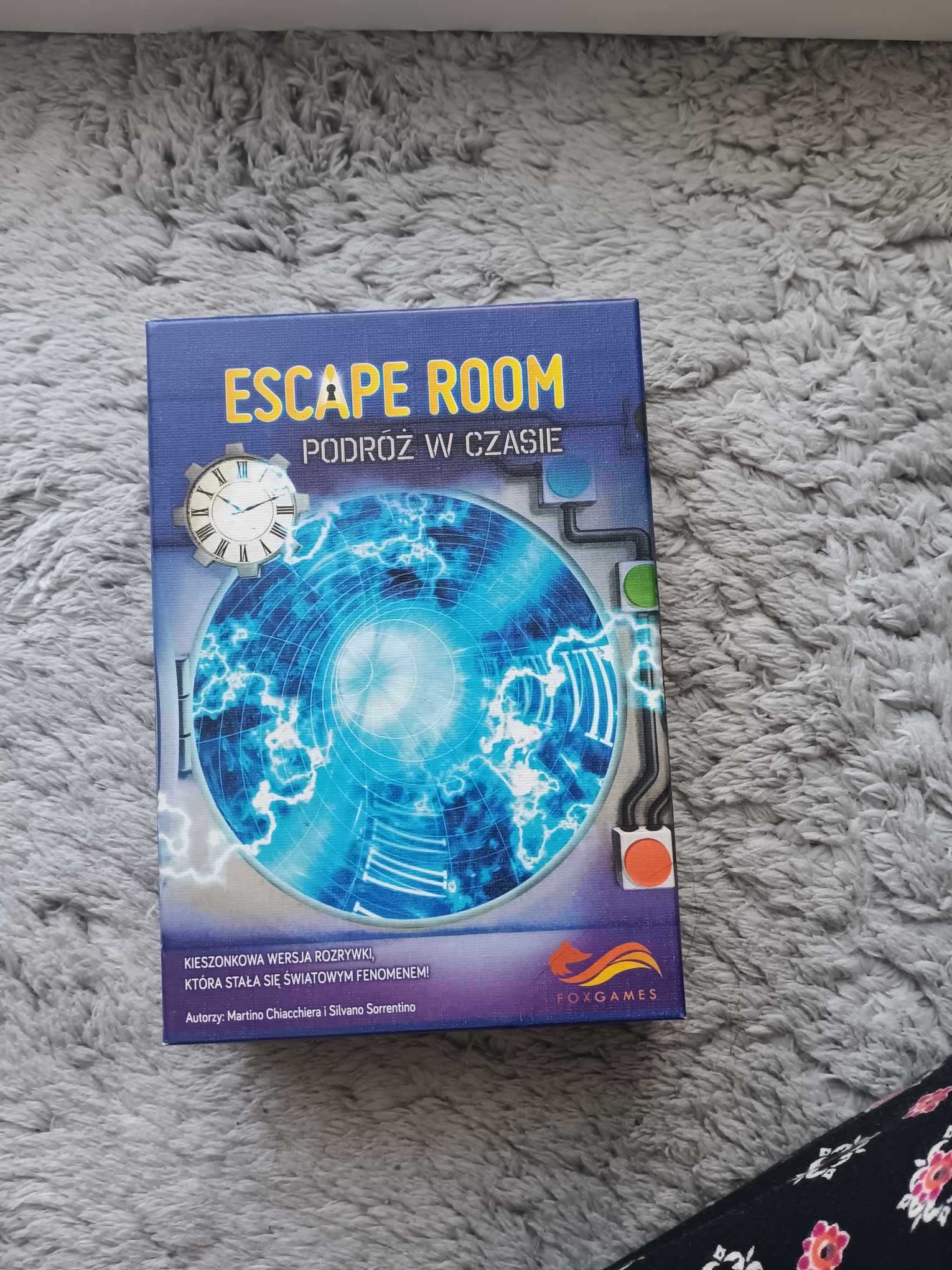 Gra planszowa Escape Room podróż w czasie, stan idealny