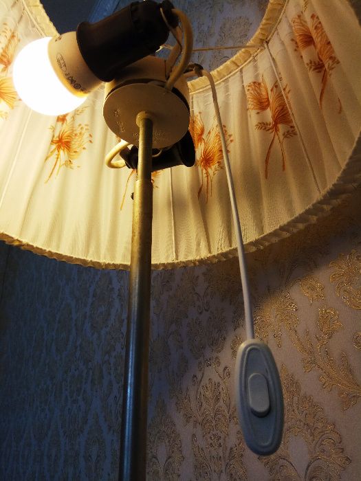 Торшер советский лампа напольная на 2 лампочки