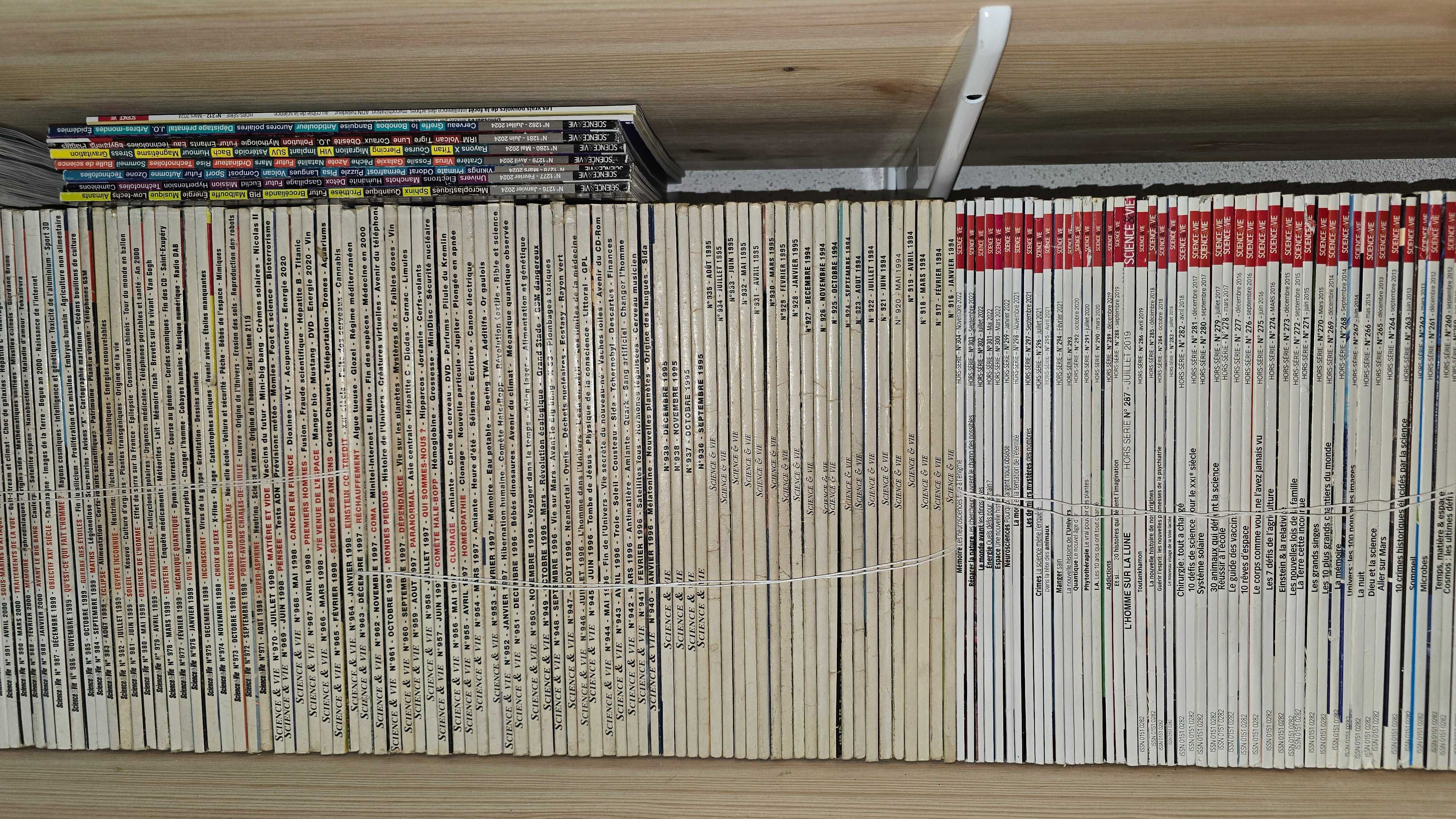 revistas Science et Vie 1994 a 2024 completa e especiais hors série