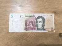 5 pesos Argentyna banknot