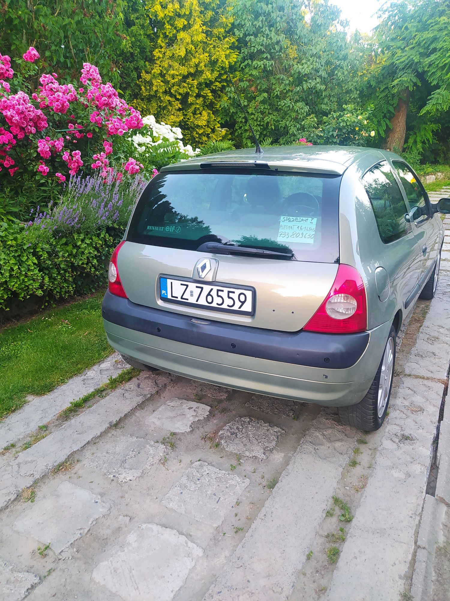Renault Clio 1,6-16v Aut. B+G 2003r. 110KM.klima, ksenony Alufelgi.