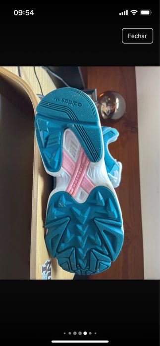 Adidas Falcon degradê azul