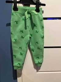 86 dunnes stores spodnie dresowe zielone jednorozec