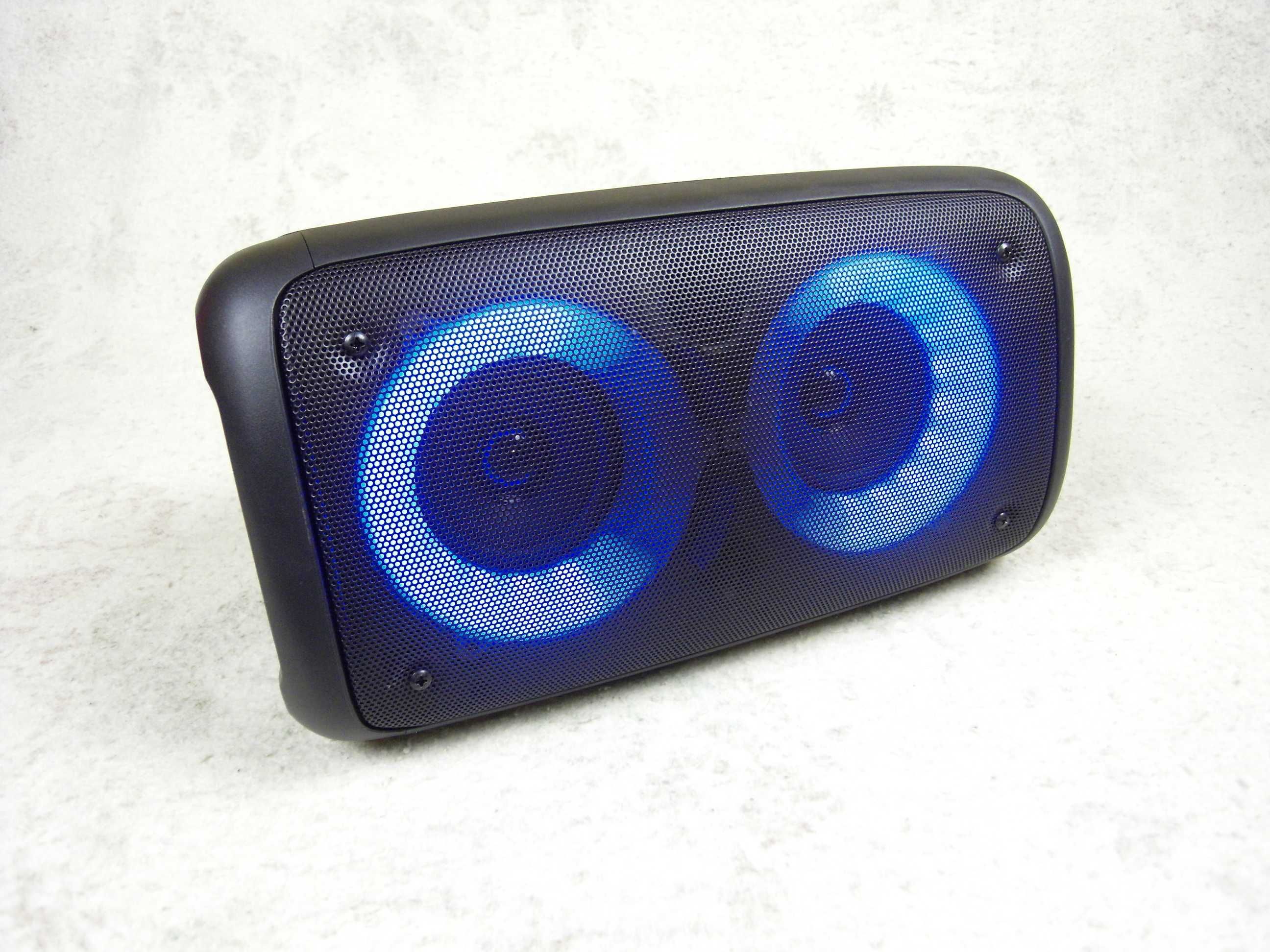 Głośnik Przenośny KTS-1265 LED RGB USB Bluetooth Karaoke Nowy